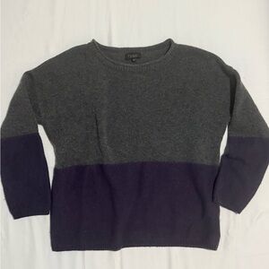 Babaton Aritzia Cashmere Merino Wool Sweater Women’s Large Gray Purple